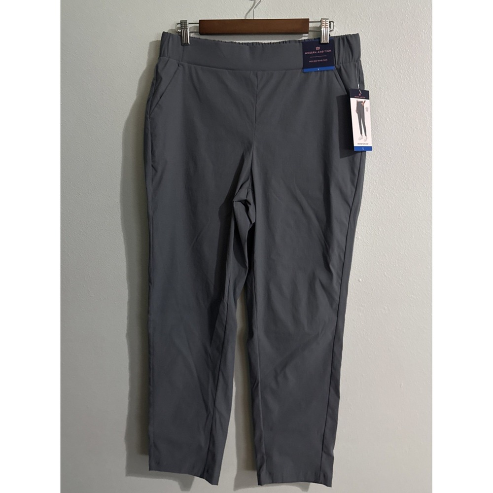Modern Ambition High Rise Travel Pant Adult Womens Large Blue Casual NWT